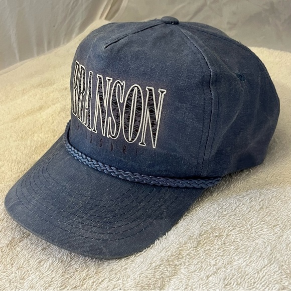 Branson Missouri Adjustable Light Blue Cotton Ball Cap - Picture 11 of 15